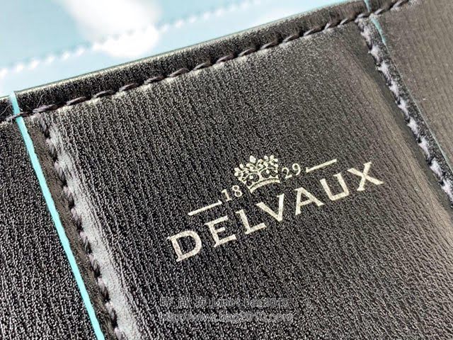 DELVAUX女包 國寶級包包 Magritte限量版 藍天白雲 德爾沃女手提包 Dv0028藍天白雲 淺藍色馬蹄扣  fcs1312